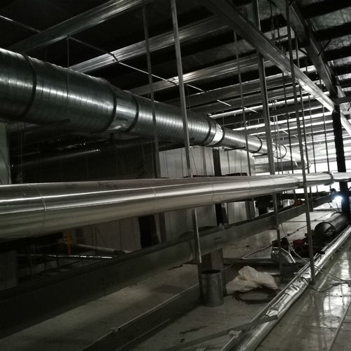 龙城白铁风管加工厂生产白铁风管不锈钢风管共板法兰风管